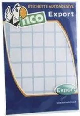 Image de Tico E-11870 Étiquette d'imprimante blanche