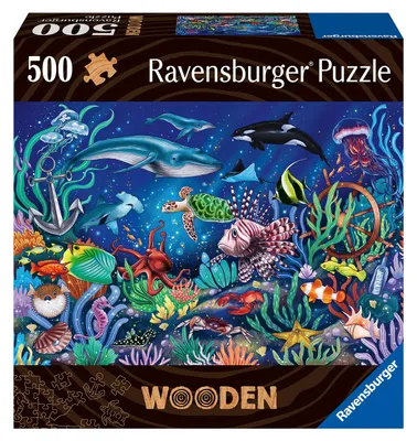 Obrázek produktu pro Dřevěné puzzle Podmořský svět 500 dílků
