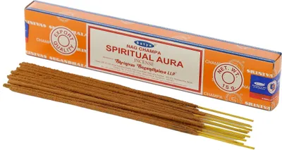 Produktbild von Räucherstäbchen - Satya Nag Champa - Spiritual Aura - indische Duftmischung 1x 15 Gramm
