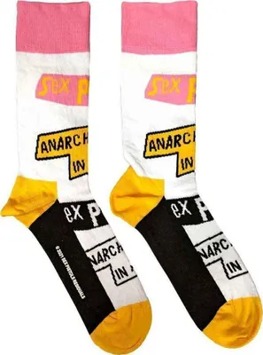Produktbild von Pistols Anarchy in the UK White 40-45 Socken