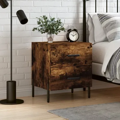 Obrázek produktu pro vidaXL Noční stolek Smoked Oak 40x35x47,5 cm výrobek ze dřeva