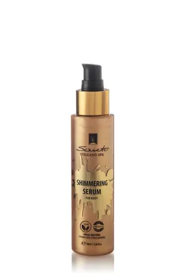 Produktbild von Santo Volcano Schimmer-Serum für den Körper 100 ml – Glow Effekt