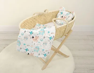Produktbild von Teddybär-Bettdecke mit Füllung und Konturkissen - 2-teiliges Set - blaue Teddybären