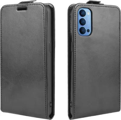 Produktbild von Mobigear  OPPO Reno 4 Hülle Flipcase - Schwarz