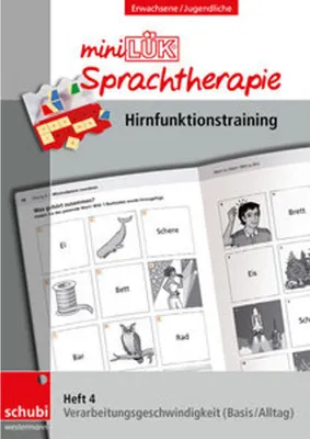 Obrázok produktu pre miniLÜK-Sprachtherapie - Hirnfunktionstraining. Heft 4