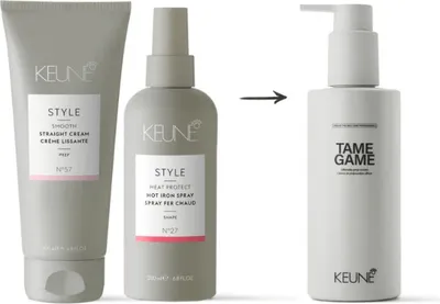 Produktbild von Keune Style Heat Protect Tame Game Ultimate Prep Cream 200ml -