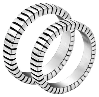 Productafbeelding van Gepersonaliseerde Belofte Ringen van Roestvrij Staal