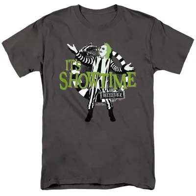 Productafbeelding van Beetlejuice - "It's Showtime" sweatshirt voor heren/dames, uni model, aansluitende pasvorm, artikelnummer TV38490 (maat L) (anthraciet), AI-gegenereerde afbeelding