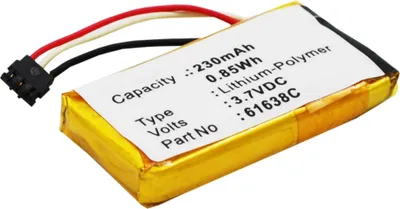 Produktbild von subtel 1x Akku für Festnetz Kompatibel mit Motorola DECT 6.0, IT.6.1, IT.6.2, 61638C - (230mAh, 3.7V)
