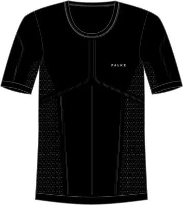 Produktbild von FALKE C Shortsleeved Shirt Regular m 3000 black XL
