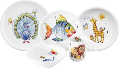 Produktbild von Seltmann Weiden Compact Bunte Tierwelt Kinder Set 5 tlg.