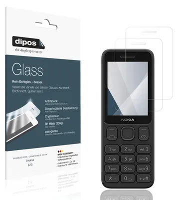 Image de 2x Protection écran pour Nokia 125 Verre souple Film Protecteur 9H dipos