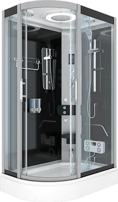 Produktbild von Duschkabine Komplettdusche Fertigdusche Dusche D60-73T1L 120x80 cm