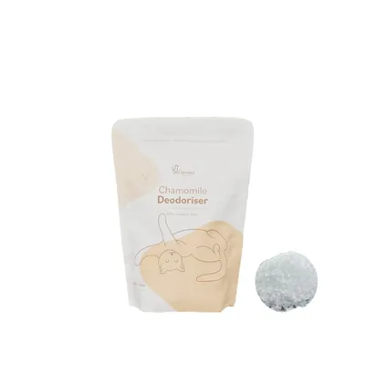 Produktbild von 2X Catuals Katzenstreu Deo – Kamille – 8-10 woche - Neutralisiert Uringerüche – Duftgranulat – Unschädlich für Menschen und Tiere – 100 % biologisch