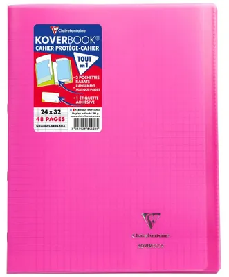 Produktbild von Clairefontaine 984408C, Muster, 24 Blätter, 90 g/m², Softcover, Universal