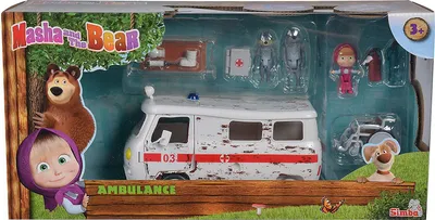 Obrázek produktu pro Hrací set Masha "Ambulance"