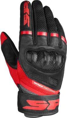 Imagen del producto de Guantes Spidi Powercarbon, color rojo, talla XL, para hombre