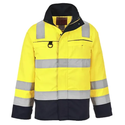 Produktbild von Portwest FR61 Multinorm-Warnschutz-Jacke Yellow/Navy Gr. L