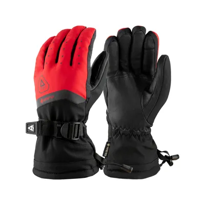 Image de MATTE Gants de ski pour hommes Perform Gore-Gore-tex® - Rouge