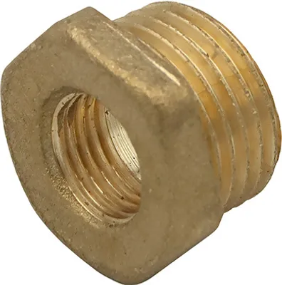 Produktbild von Rohr Reduzierstück 1/4" IG auf 1/2" AG Messing Reduzierung Gewinde Fitting