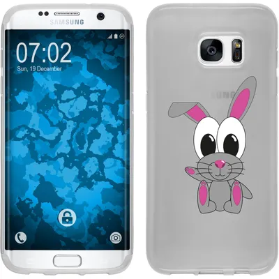 Produktbild von PhoneNatic Case kompatibel mit Samsung Galaxy S7 Edge Silikon-Hülle Cutiemals M4