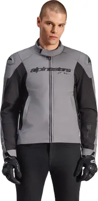 Productafbeelding van Alpinestars SMX Waterdichte Racejas, grijs, maat L, voor heren, kleur grijs, maat L