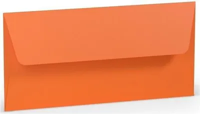 Image de Enveloppe américaine en papier 5 pcs. orange