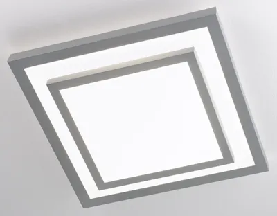 Produktbild von casa NOVA Deckenleuchte CLIPPER III LBH 41x41x9 cm grau Deckenlampe