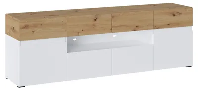 Produktbild von Lowboard Rimini TV-Unterschrank 180x40x59cm Farbe wählbar grifflos 2-türig
