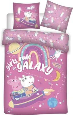 Produktbild von Peppa Pig Bettbezug Galaxy 140 x 200 cm - Polyester