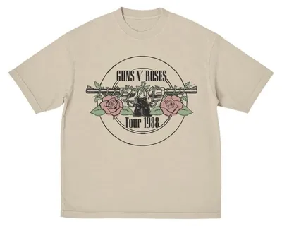 Produktbild von Guns N' Roses T-Shirt Herren Jungle Tour 1988 beige M