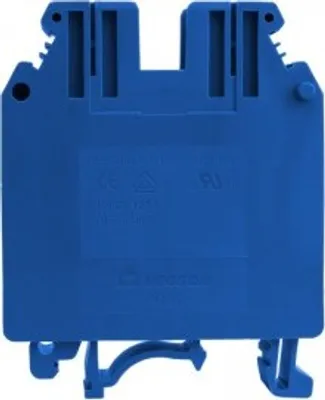 Produktbild von Reihenklemme 35mm2 Durchgangsklemme Blau Installationsklemme Schraubklemme VDE UL