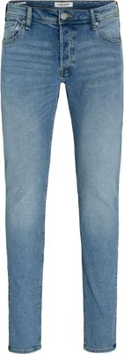 Produktbild von Jack & Jones 12203510, Jeans, Erwachsener, Blau, Baumwolle, Elasthan, Nicht bleichen, Feinwäsche (30°C)