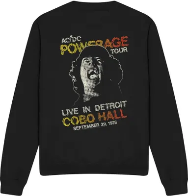 Zdjęcie produktu dla AC/DC - Bluza "Powerage Tour" dla mężczyzn/dam uni TV11150 (S) (czarny)