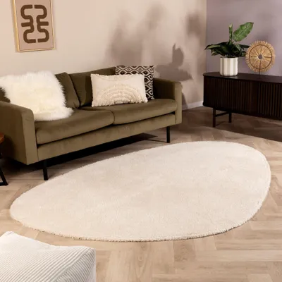 Produktbild von Volero - Weicher organischer Teppich – Teddy Creme - 200x290cm - Wohnzimmer, Kinderzimmer, Schlafzimmer, Babyzimmer, Jugendzimmer - Skandinavisch, Japandi