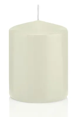 Produktbild von Wiedemann 218115.003 Stumpenkerze - 80 x 60 mm, elfenbein