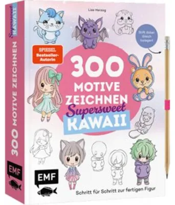Produktbild von 300 Motive zeichnen - Supersweet Kawaii