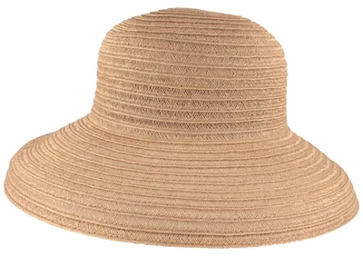 Mayser einfarbiger leichter Borten-Strohhut aus Hanf Tiffany in beige