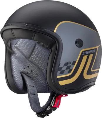 Image de Caberg Freeride Trophy casque jet : noir mat-gris-or XS (53/54)