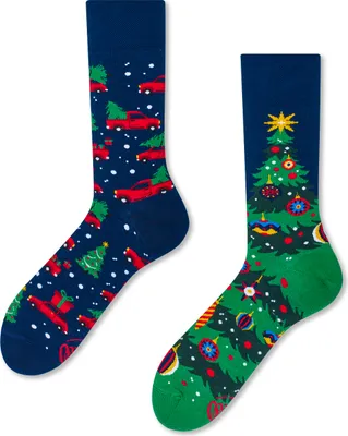 Produktbild von Motivsocken "XMAS TREE" von Many Mornings.Größe:39-42