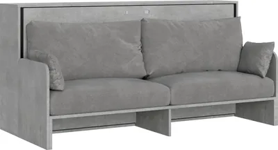 Immagine prodotto di ITAMOBY - Letto singolo a scomparsa Kando con divano cemento, grigio