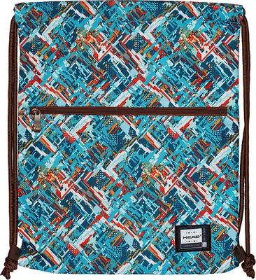 Zdjęcie produktu dla ASTRA HEAD HD-129 torba gimnastyczna torba sportowa plecak torba COLOURFUL PATTERN light dzieci szkoła