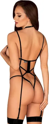 Produktbild von Badossa Offener Bodysuit - Schwarz