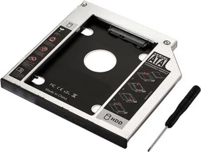 Immagine prodotto di Adattatore HDD/SSD SATA per unità ottiche (9,5 mm) Ewent EW7003