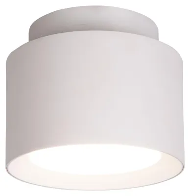 Produktbild von Spots - LED / CCT Spot "TRIMES" Ø: 11,5cm weiß, Strahler im Modern Style, aus Kunststoff in weiß, 9,5 cm hoch, Ø 11,5 cm, inkl. LED – dimmbar – CCT-Wechsler – Nachtlichtfunktion – Schiebeschalter