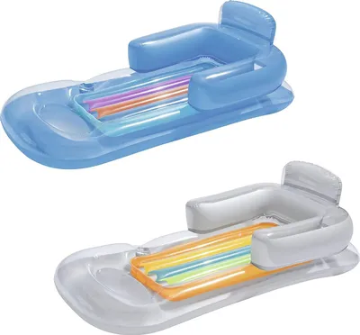 Produktbild von Bestway 43028 Nafukovacie lehátko kreslo s opierkou modrá