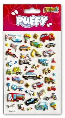 Obrázok produktu pre Naklejki puffy Cars - Penmate