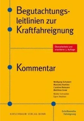 Produktbild von Begutachtungsleitlinien zur Kraftfahreignung