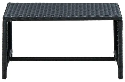 Obrázok produktu pre vidaXL Konferenčný stolík čierny 70 × 40 × 38 cm Poly ratan