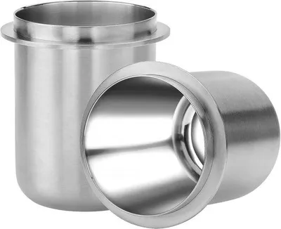 Produktbild von Unyqoos® Edelstahl-Kaffeedosierbecher mit Antihaftbeschichtung für 58 mm Siebträger, Stahl
